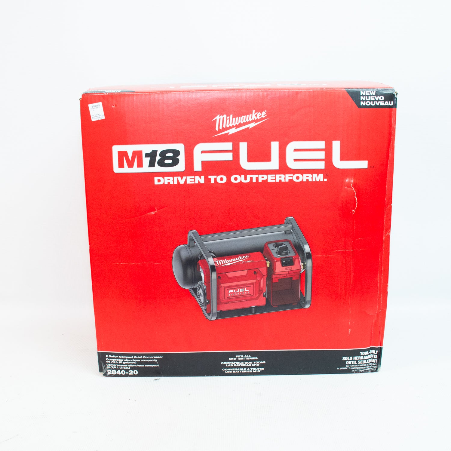 Milwaukee M18 FUEL 2 Gallon Compact Quiet Compressor