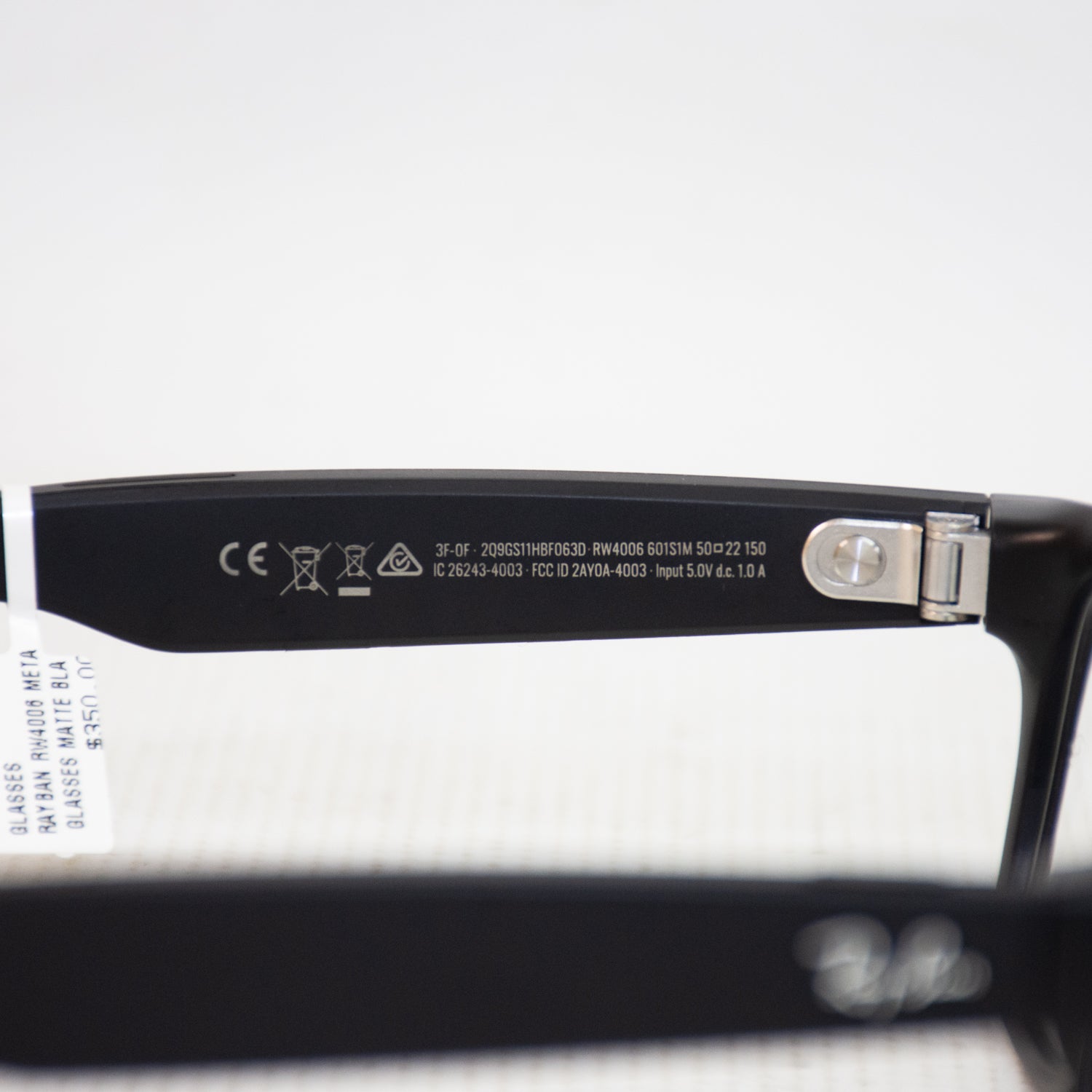 Ray-Ban RW4006 Meta Glasses - Matte Black - Transitions Graph Green