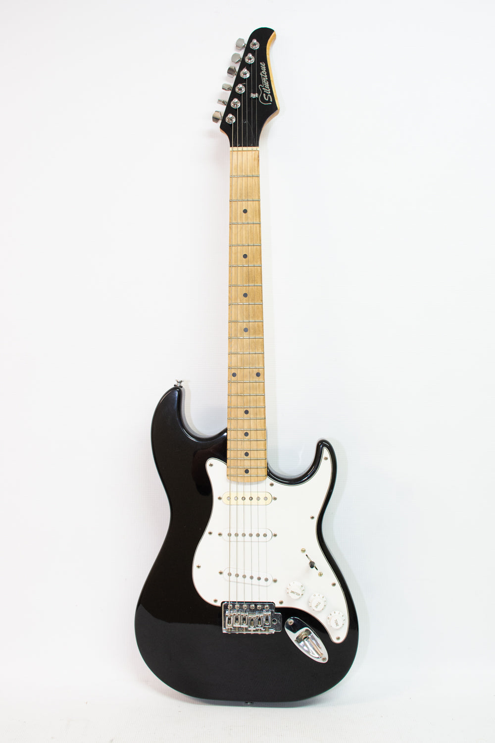 Silverstone SS15 Revolver Double Cut Electric Guitar - Black