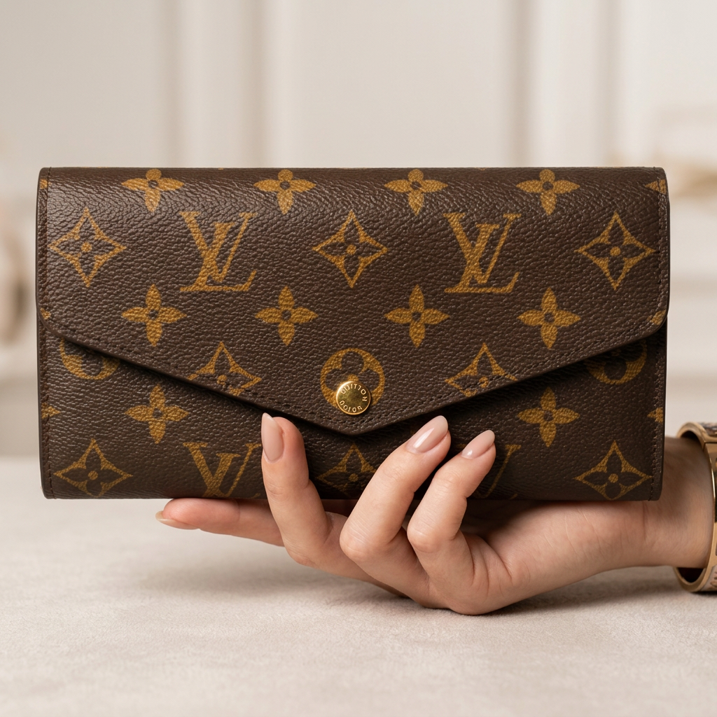 Louis Vuitton Portefeuille Sarah Monogram Wallet - M60531