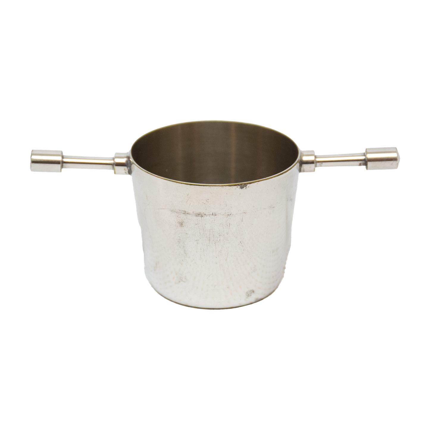 Vintage Bel Prata Sterling Silver Plate Jigger - Roll Over Shot Cup