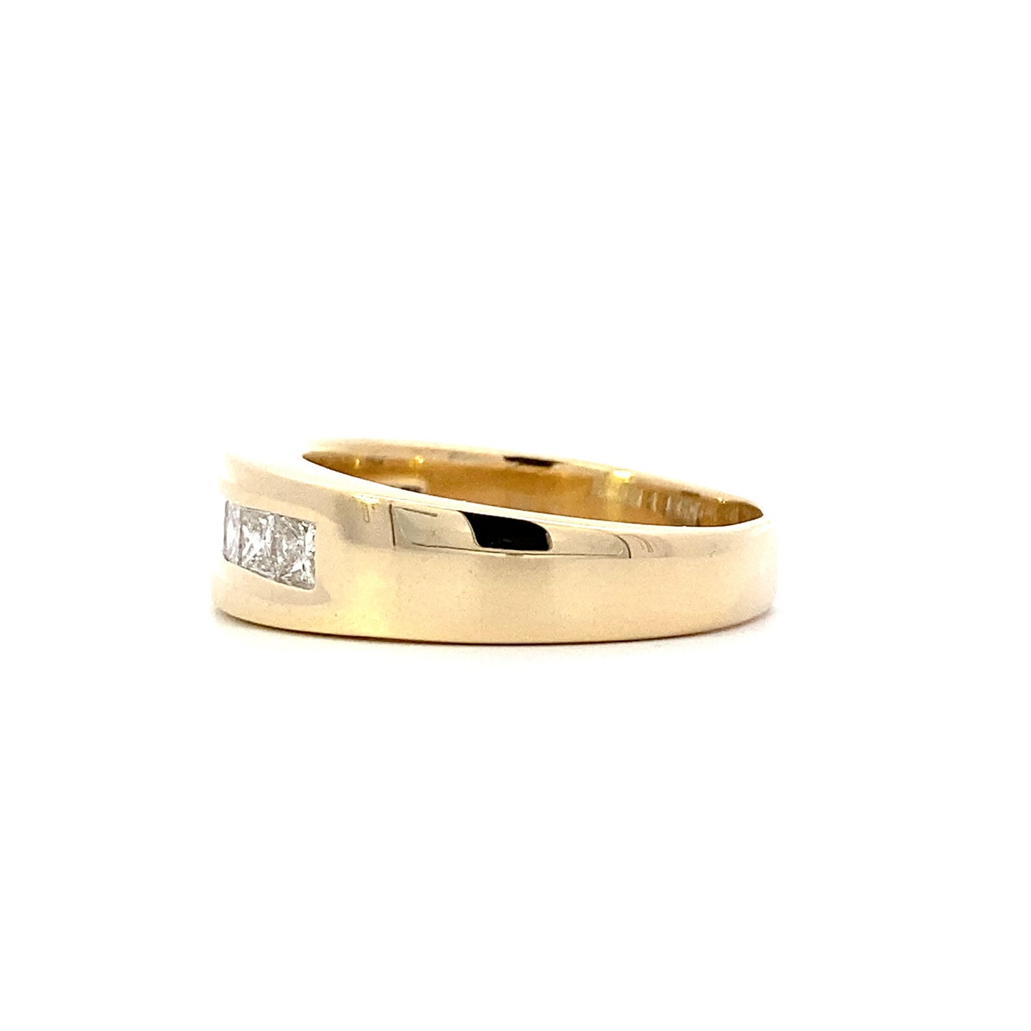 14K Yellow Gold Diamond Ring - 0.72ct