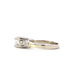 14K White Gold Women's Diamond Ring - 0.90ct
