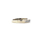 Anillo de diamantes para mujer en oro blanco de 14 quilates - 0.48ct