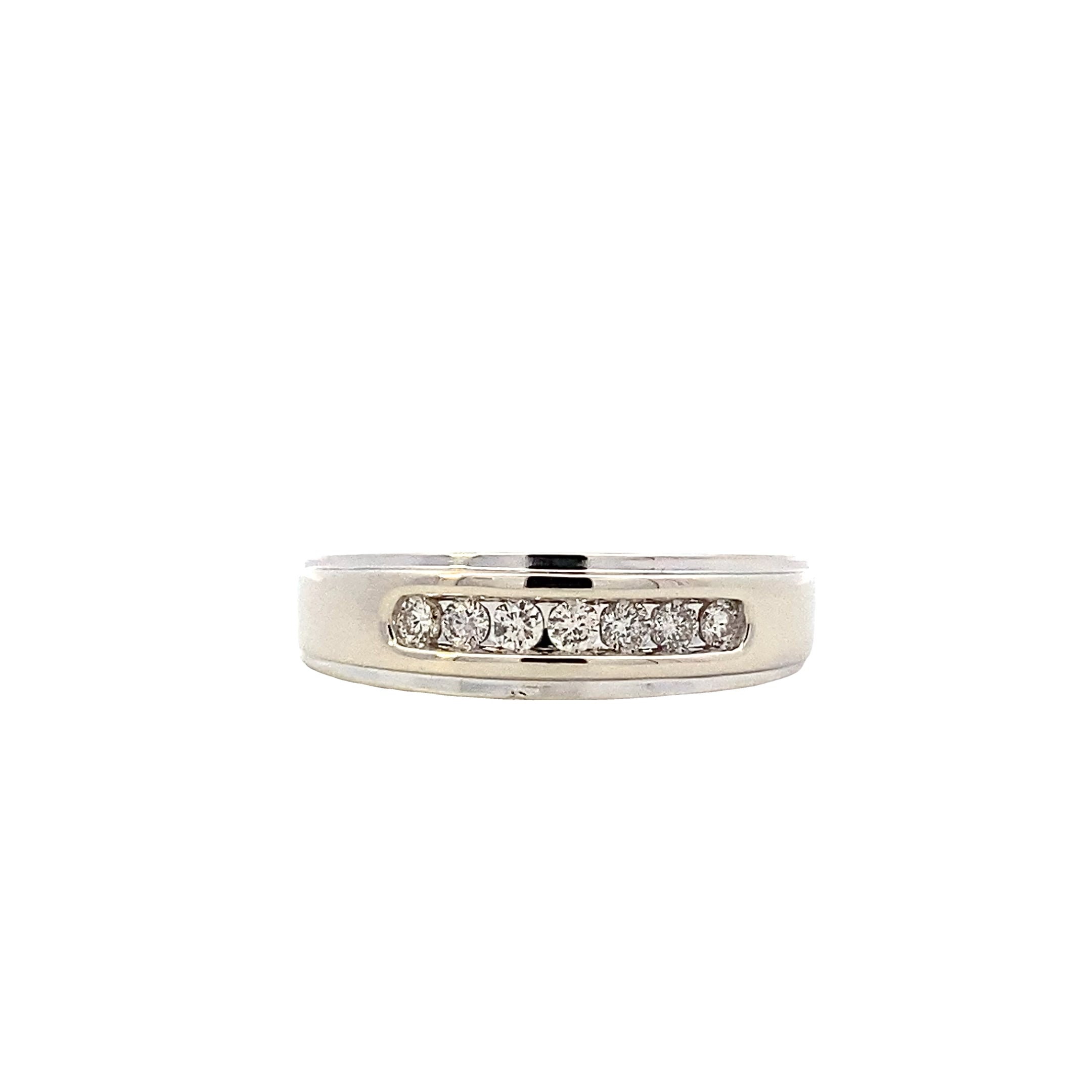 10K White Gold Diamond Ring - 0.28ct