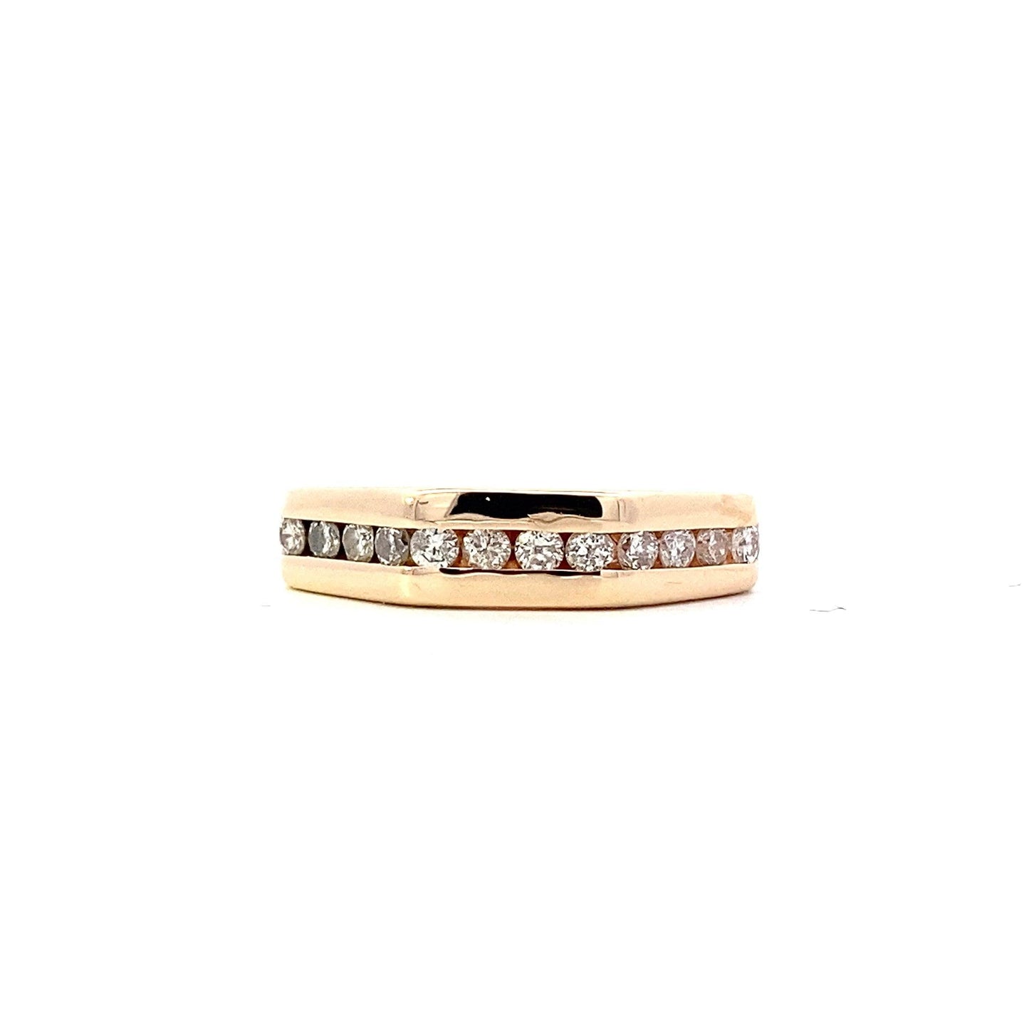 14K Yellow Gold Diamond Ring - 0.48ct