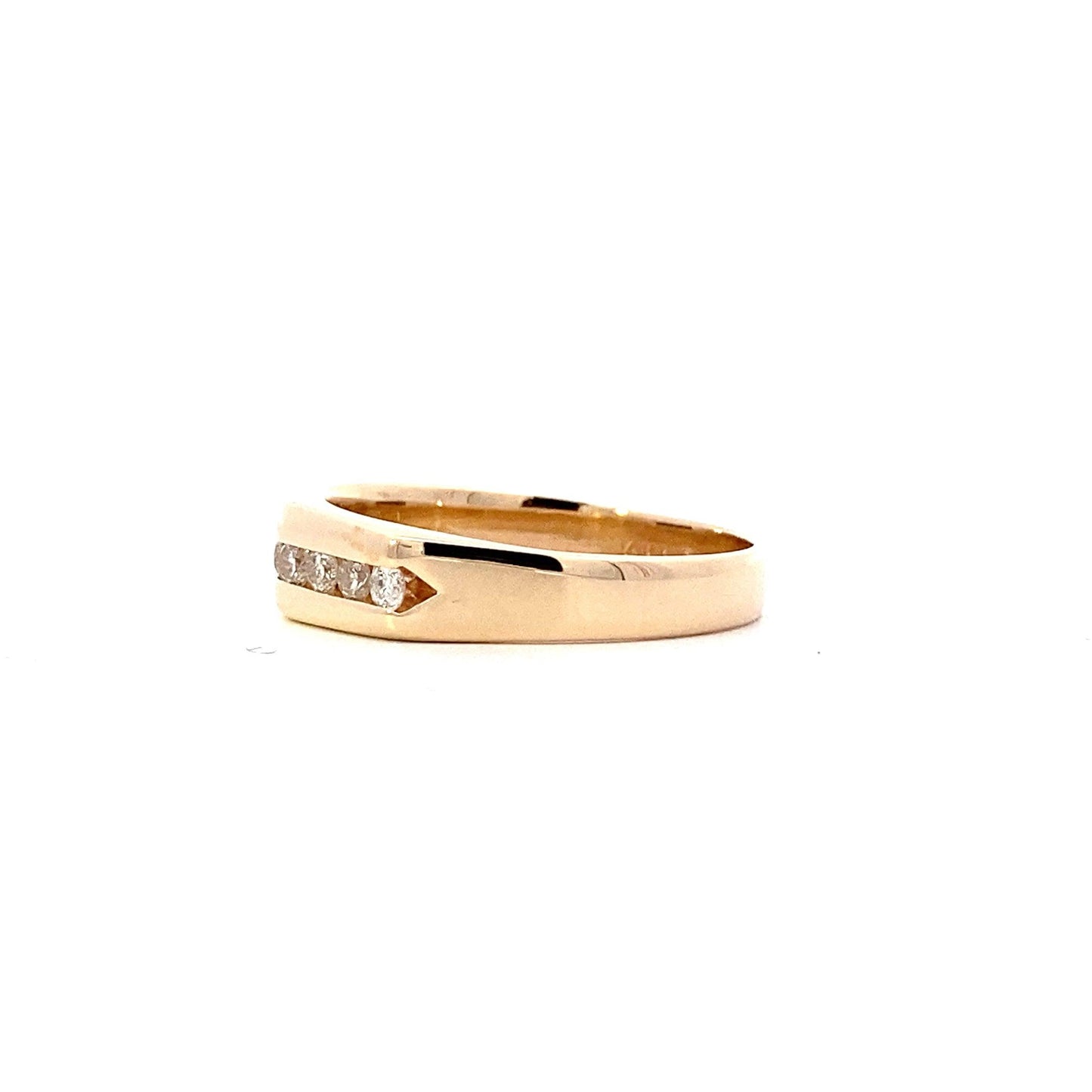 14K Yellow Gold Diamond Ring - 0.48ct