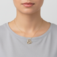 14K Yellow Gold Diamond Pendant - 0.21ct