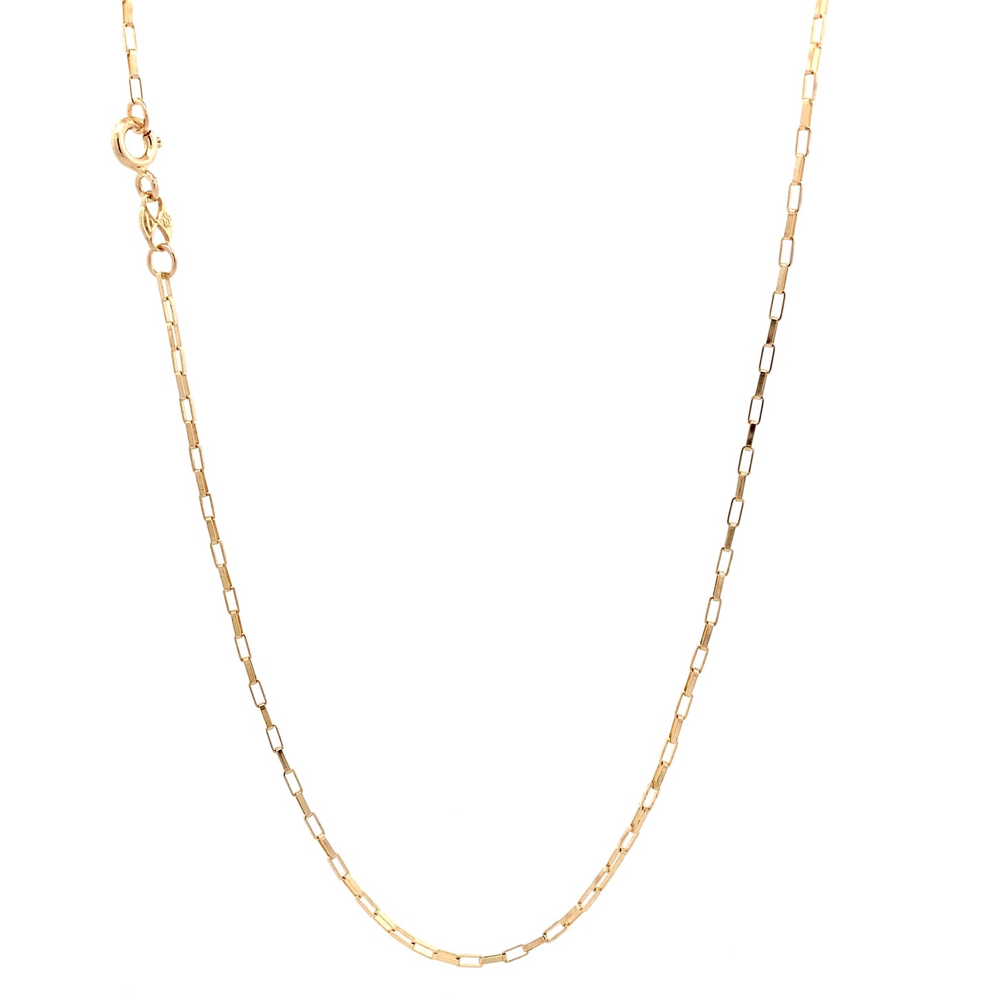 14K Yellow Gold 30" Paperclip Chain