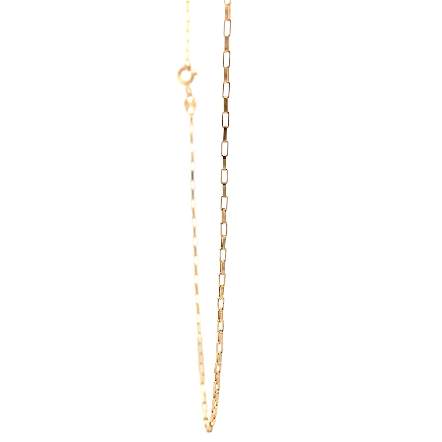 14K Yellow Gold 30" Paperclip Chain