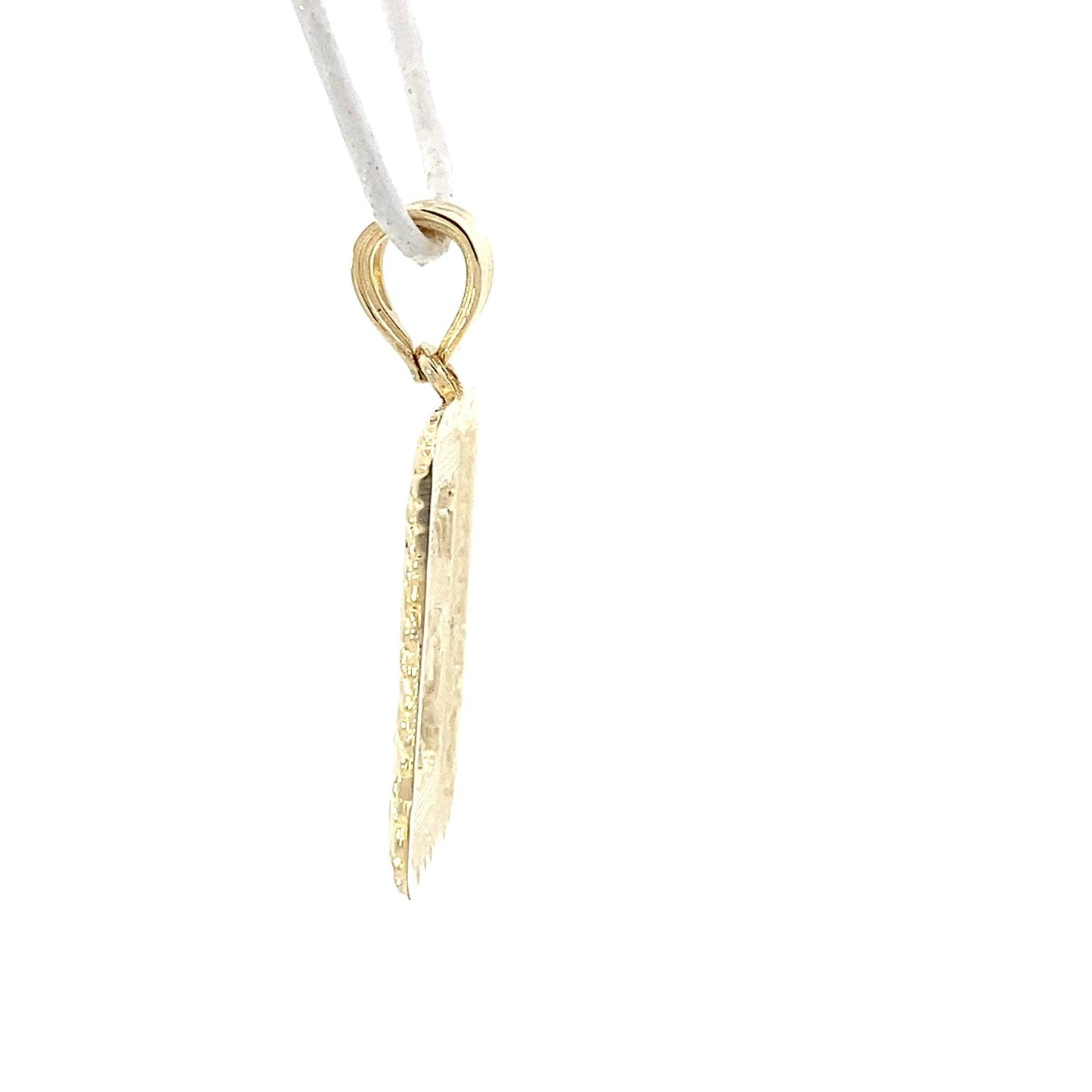 10K Yellow Gold Lady Fortuna Pendant