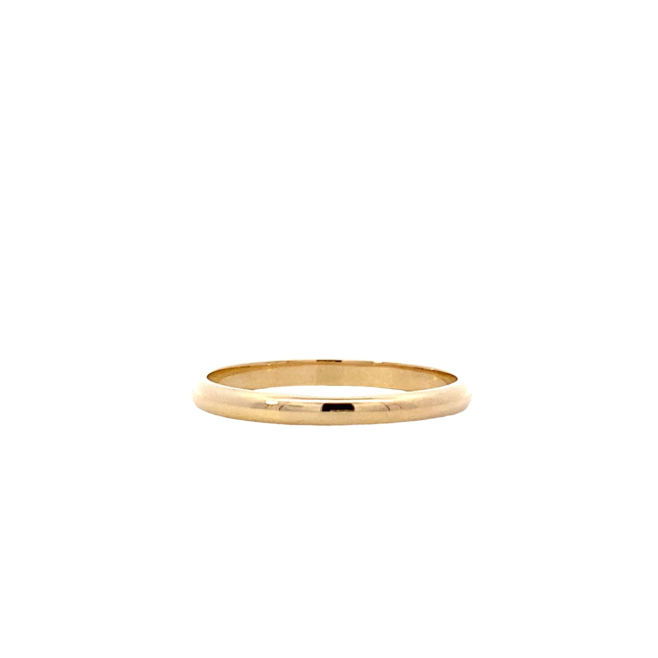 14K Yellow Gold Solid Band