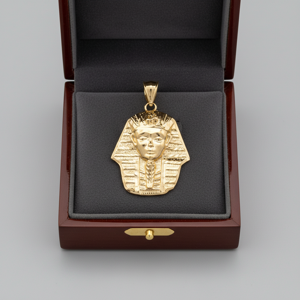 10K Yellow Gold Pharaoh Pendant