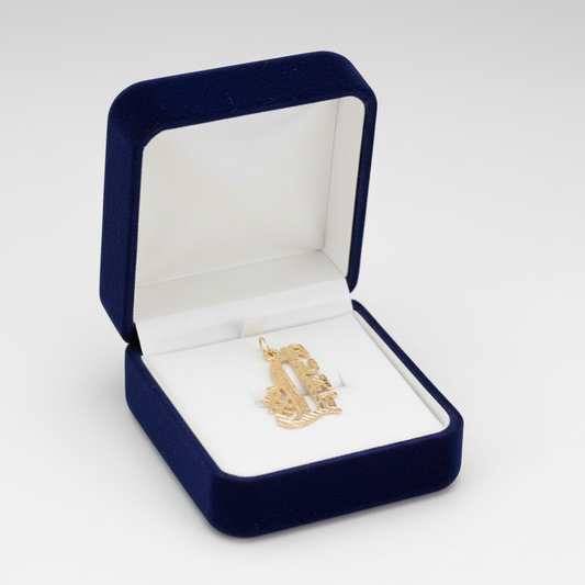 14K Yellow Gold "1# Aunt" Pendant
