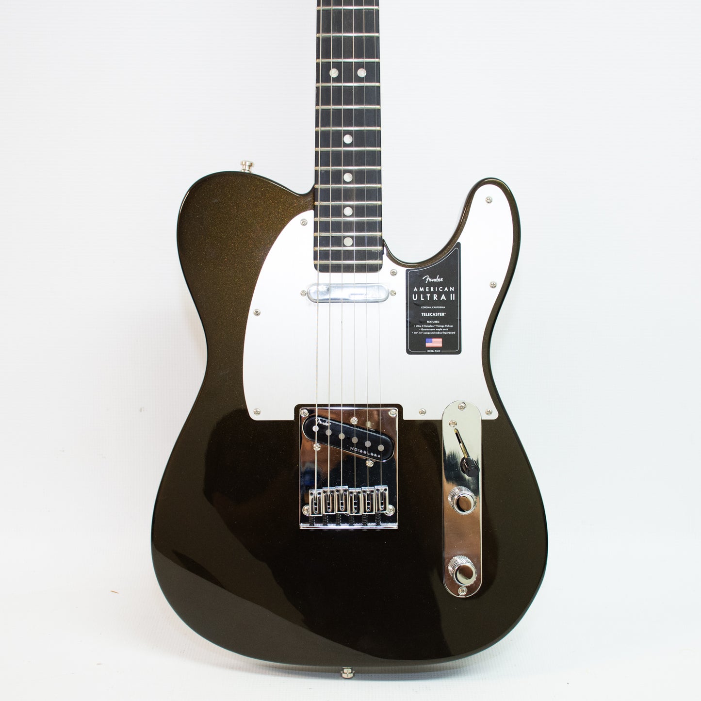 Fender American Ultra II Stratocaster Electric Guitar 2024 - Texas Tea