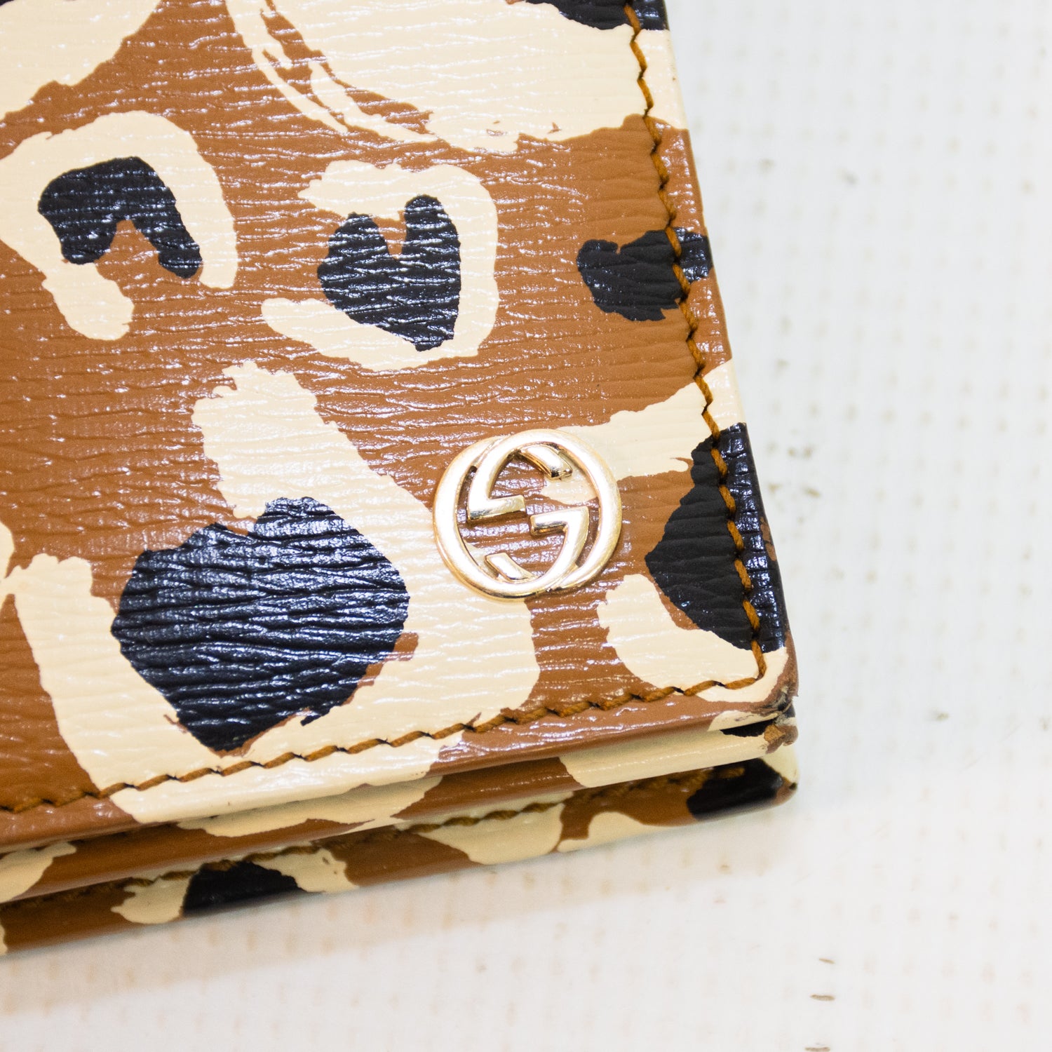Gucci Leopard Betty Chain Purse