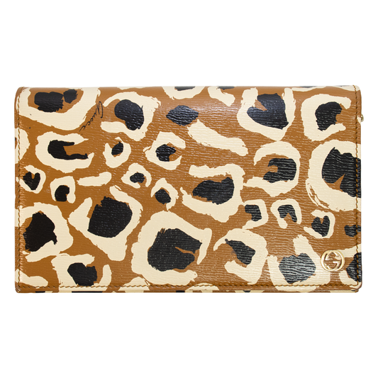 Gucci Leopard Betty Chain Purse