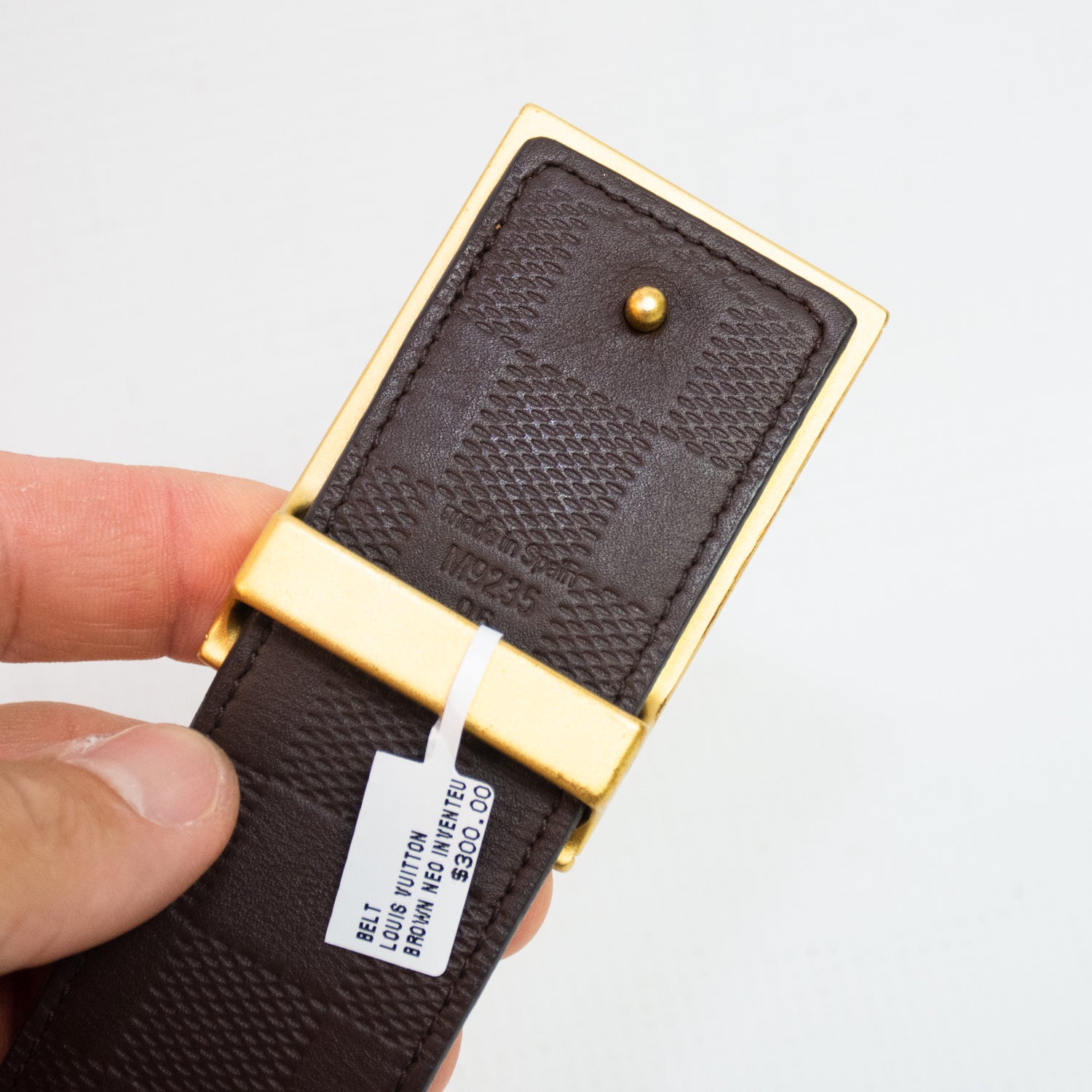 Louis Vuitton Brown Neo Inventor Belt - M9235 - 95