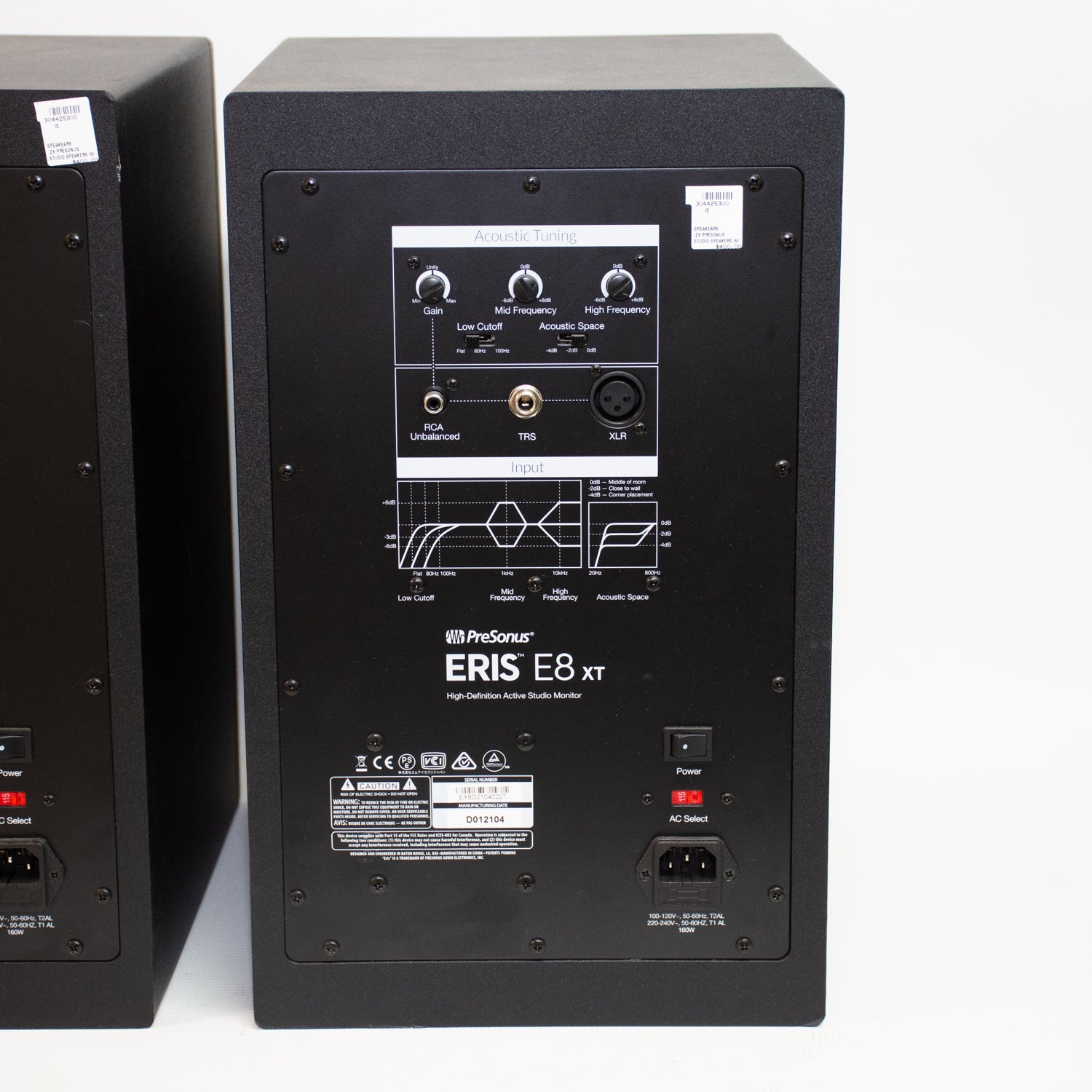 Personus ERISE8XT Studio Speakers - Pair