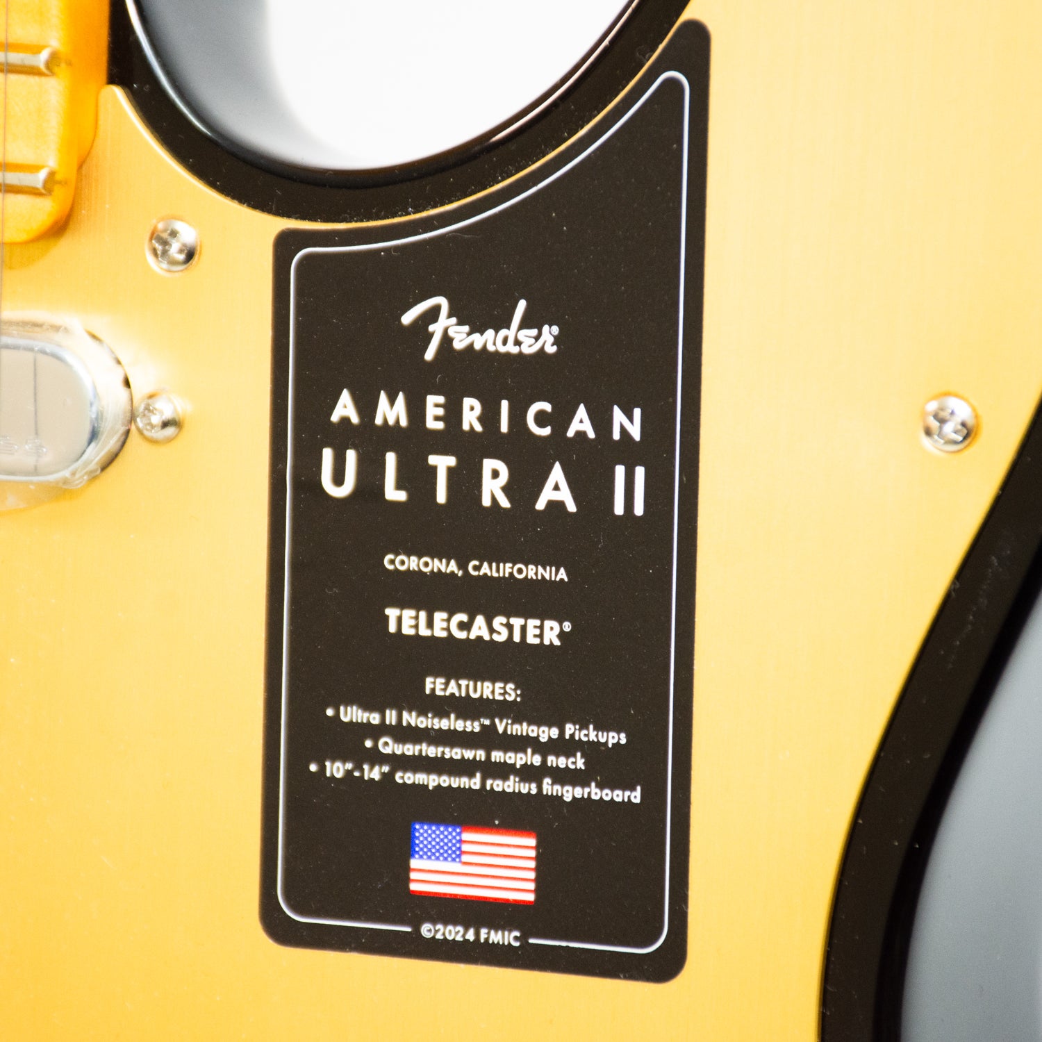 Fender American Telecaster Ultra II Sunburst Guitar - 2024