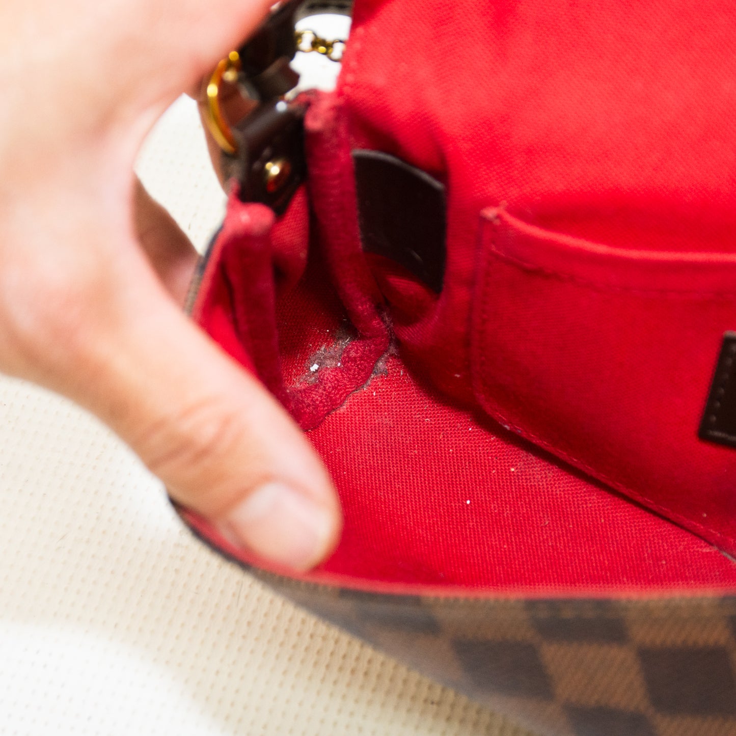 Louis Vuitton Favorite Damier Ebene PM Crossbody Bag