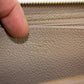 Louis Vuitton M69794 Giant Zippy Cream Wallet