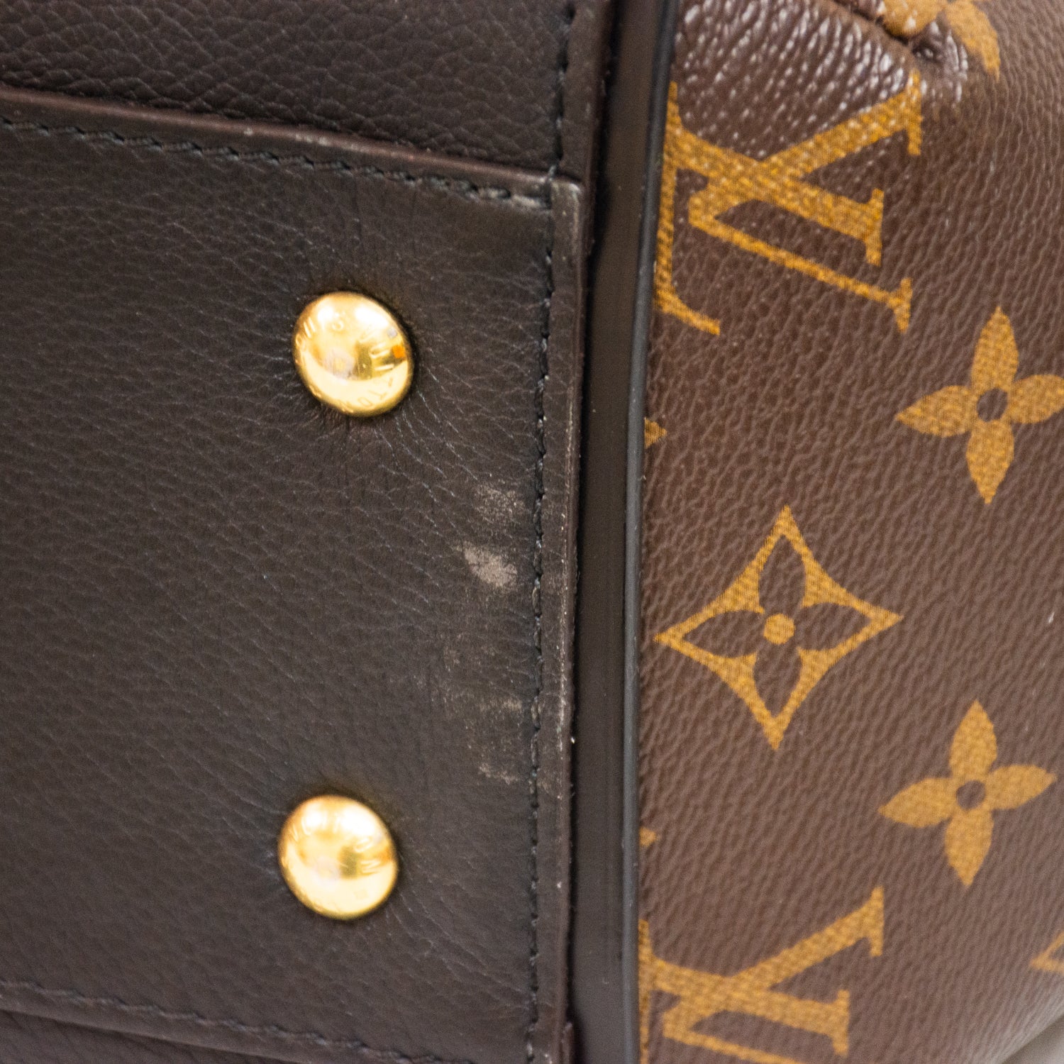 Louis Vuitton Kimono MM Brown/Black Canvas Purse