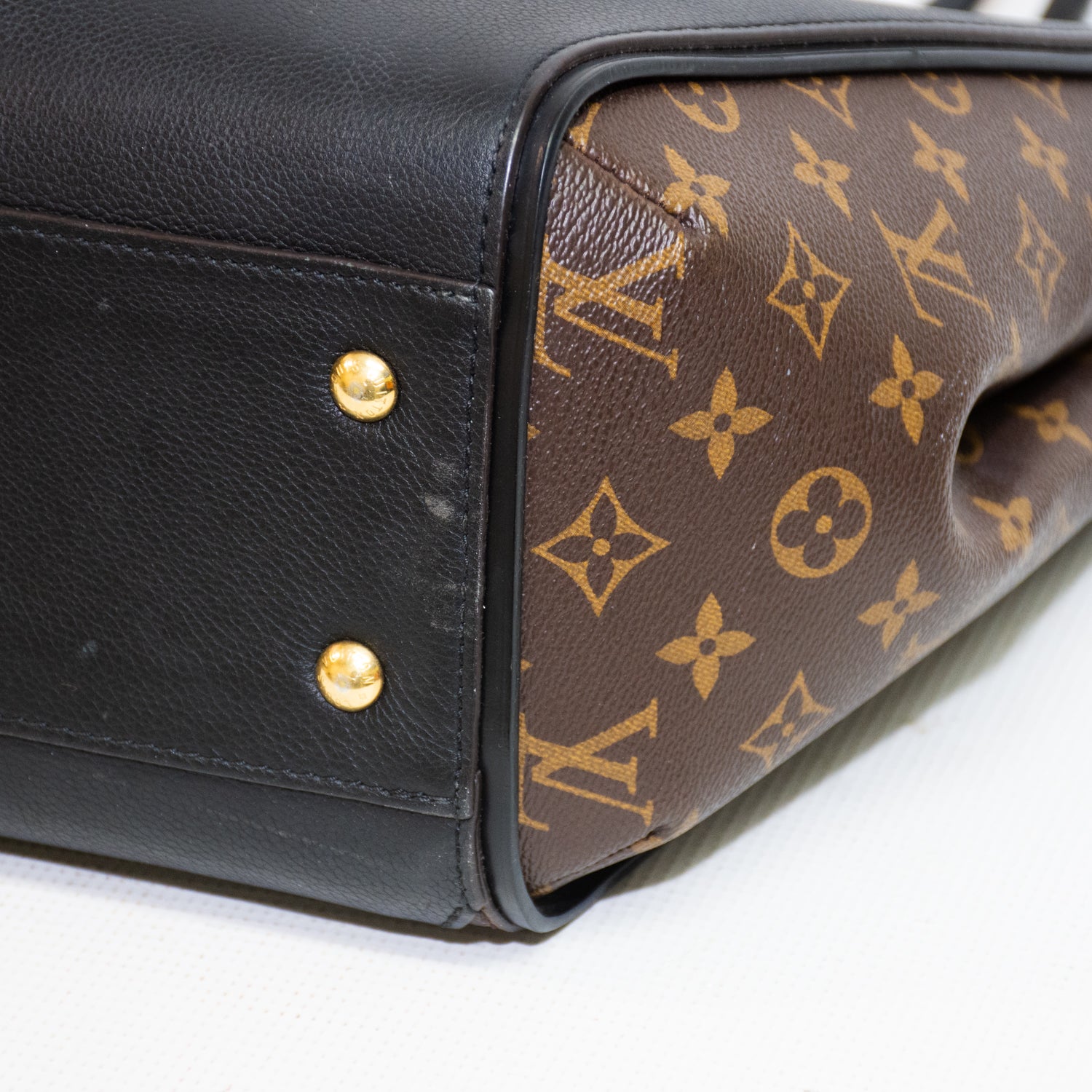 Louis Vuitton Kimono MM Brown/Black Canvas Purse