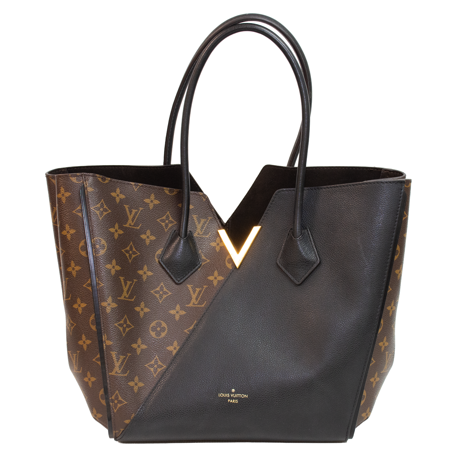 Louis Vuitton Kimono MM Brown/Black Canvas Purse