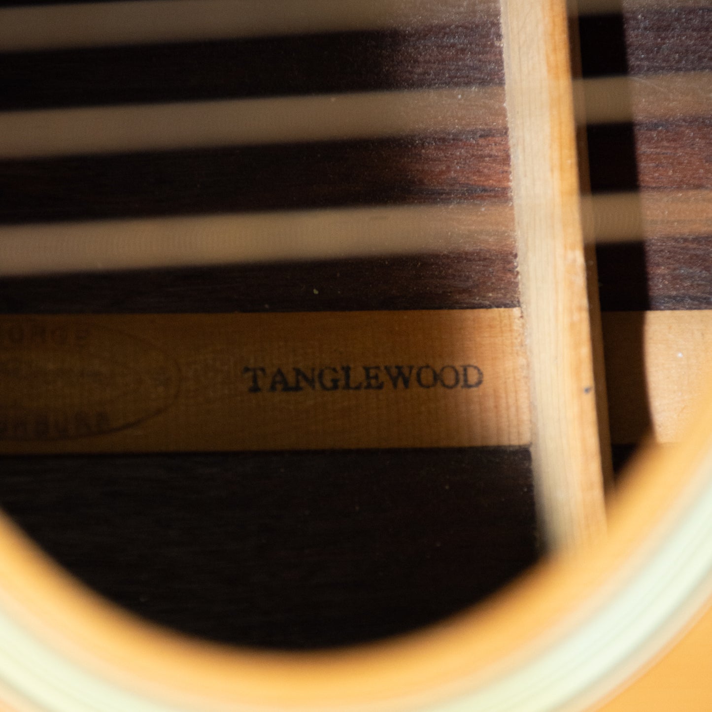 Washburn Tanglewood Natural Rose Wood Acoustic Guitar