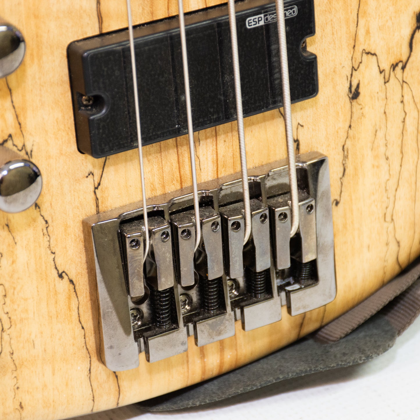 ESP LTD B-204SM Natural Satin Left-Handed Bass Guitar