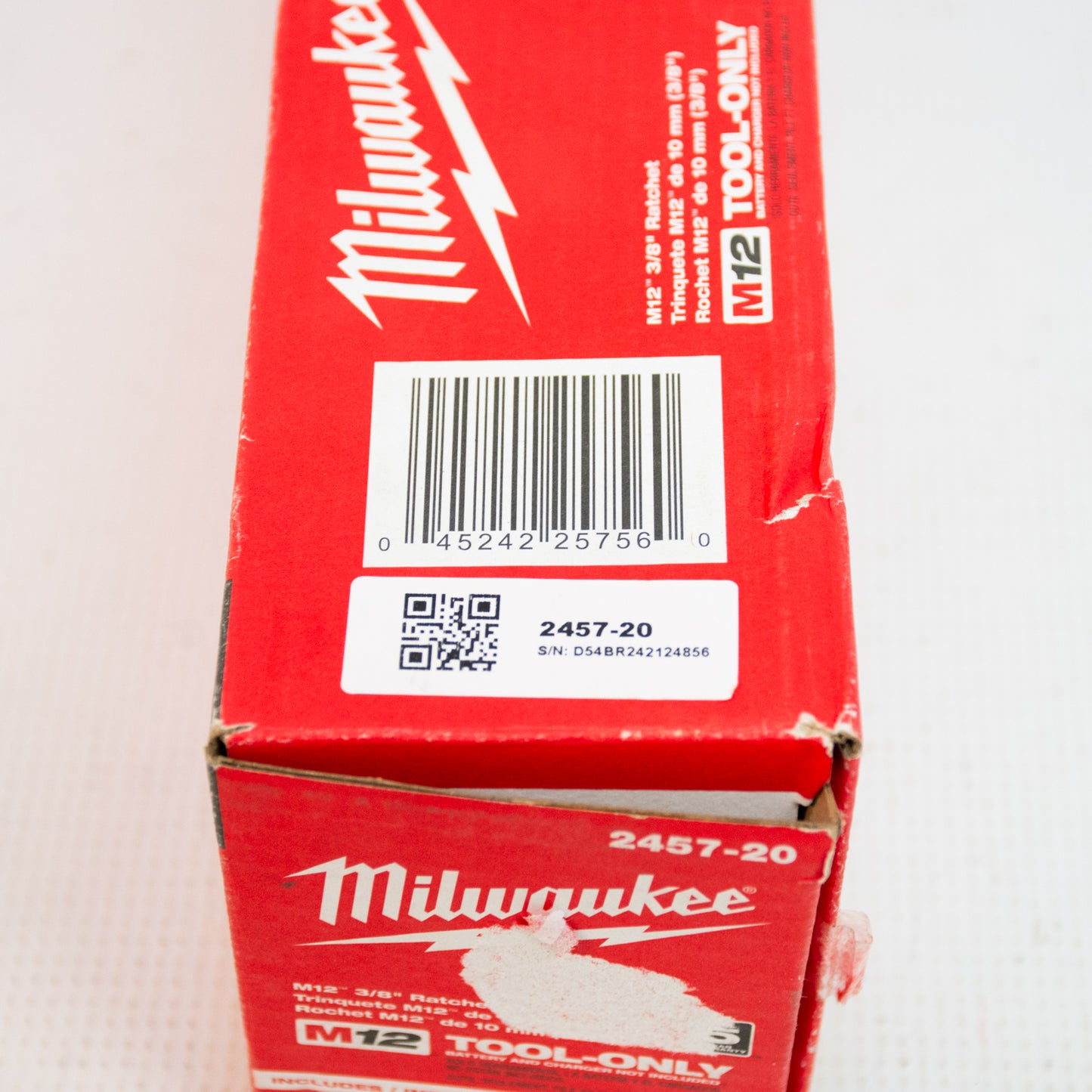 Milwaukee 2457-20 M12 3/8 Ratchet