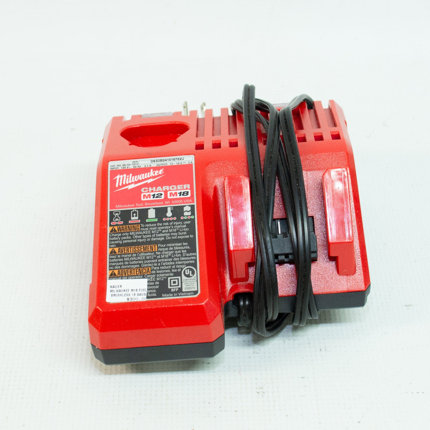 Milwaukee 2841-20 M18 Fuel Brushless 16 Gauge Finish Nailer