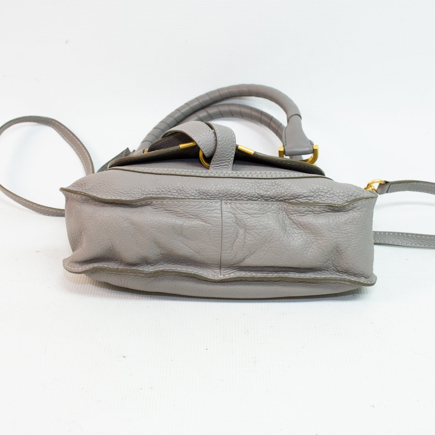 Chloe Net Sustain Marcie Small Textured Leather Tote