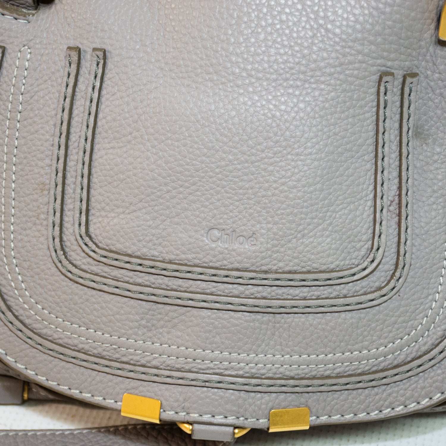 Chloe Net Sustain Marcie Medium Textured Leather Tote