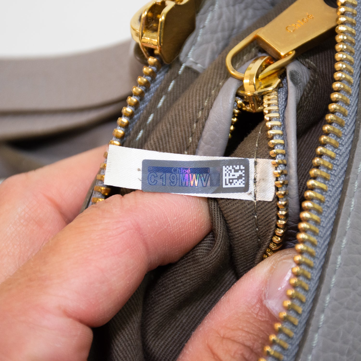 Chloe Net Sustain Marcie Medium Textured Leather Tote