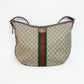 Gucci Ophidia GG Supreme Large Canvas Leather Shoulder Bag