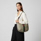 Gucci Ophidia GG Supreme Large Canvas Leather Shoulder Bag