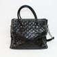 Michael Kors Black Large Hippie Grommet Hamilton Satchel