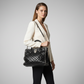 Michael Kors Black Large Hippie Grommet Hamilton Satchel