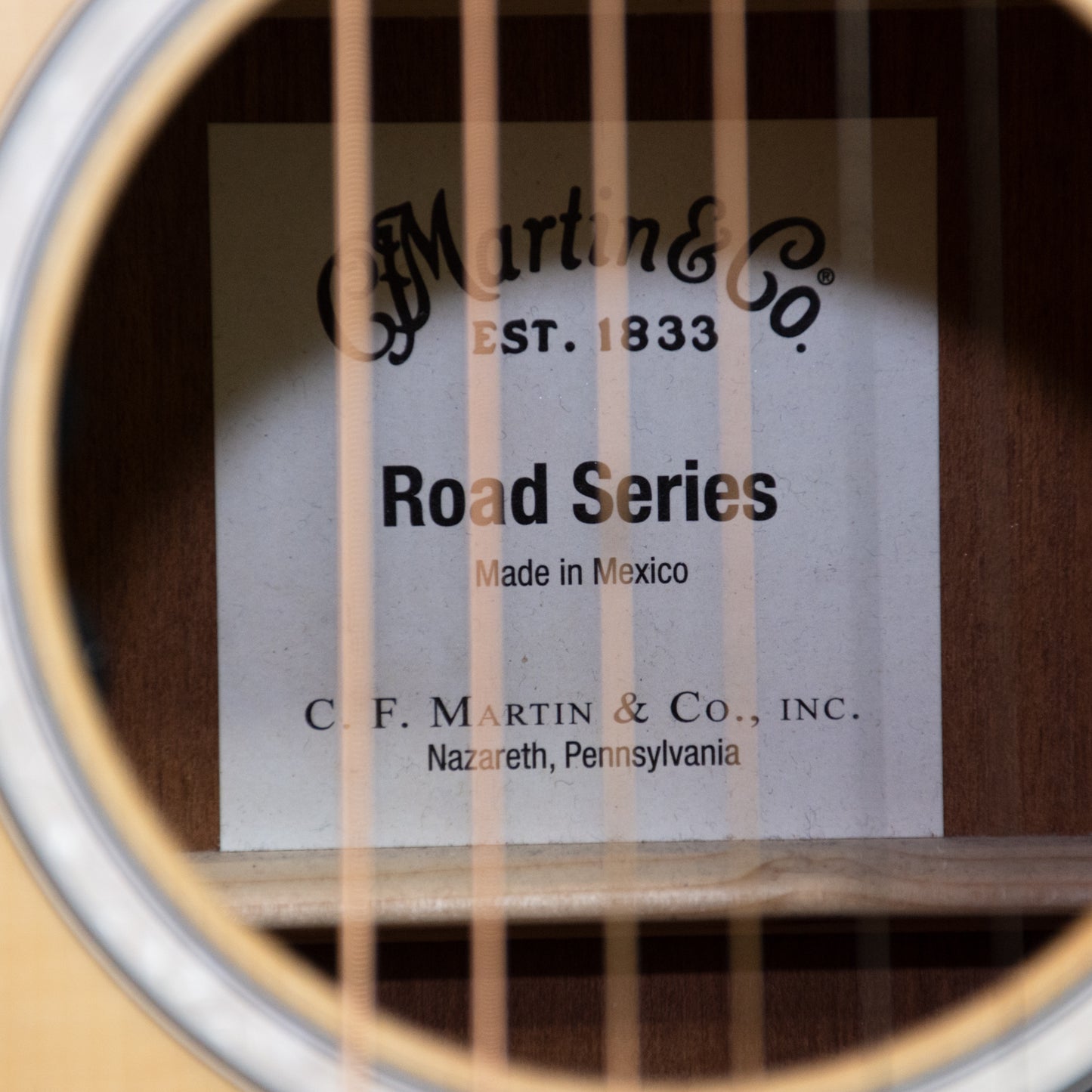 Martin D10 Road Series Acoustic Electric Guitar - Natural