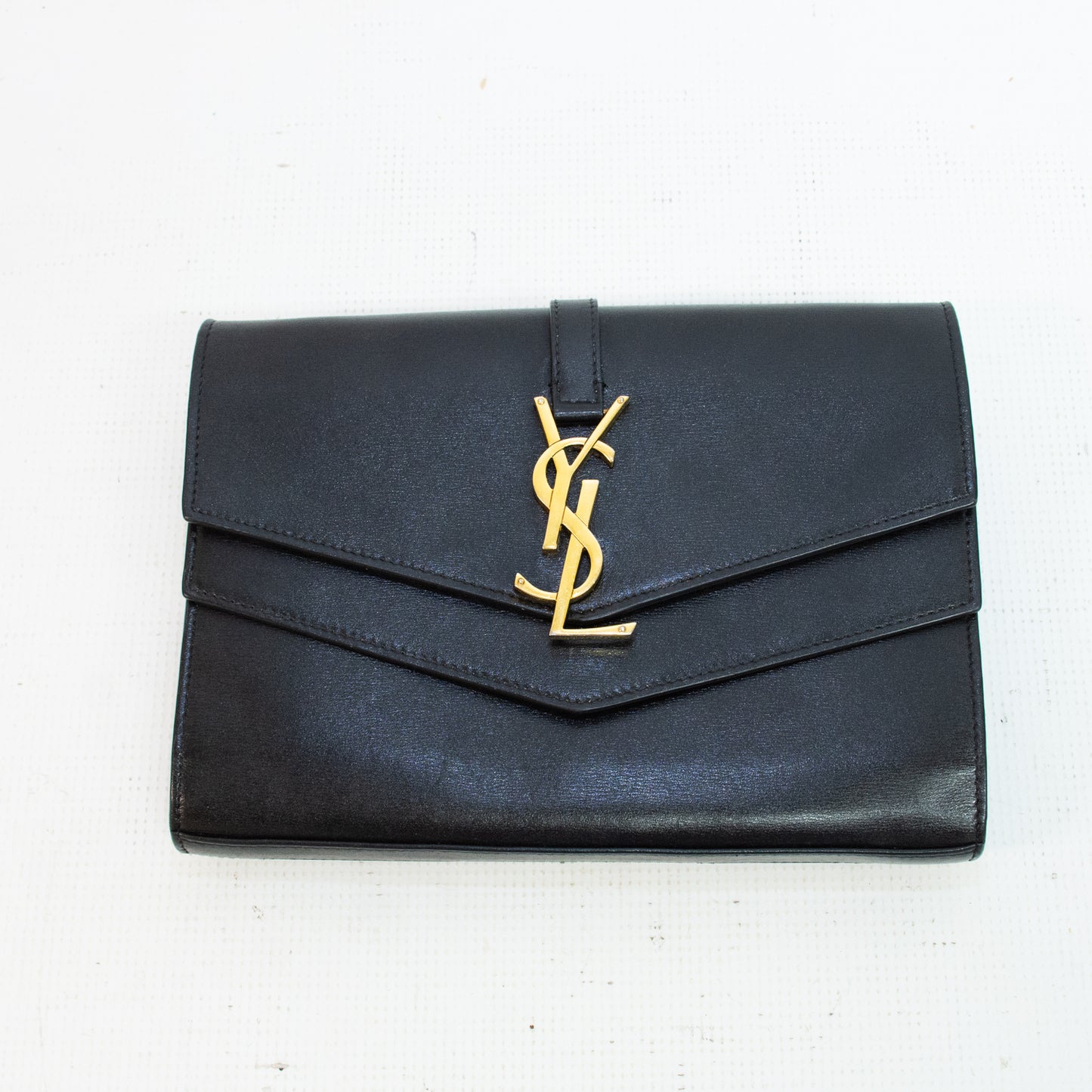Saint Laurent YSL Sulpice Cross Body Bag - Black