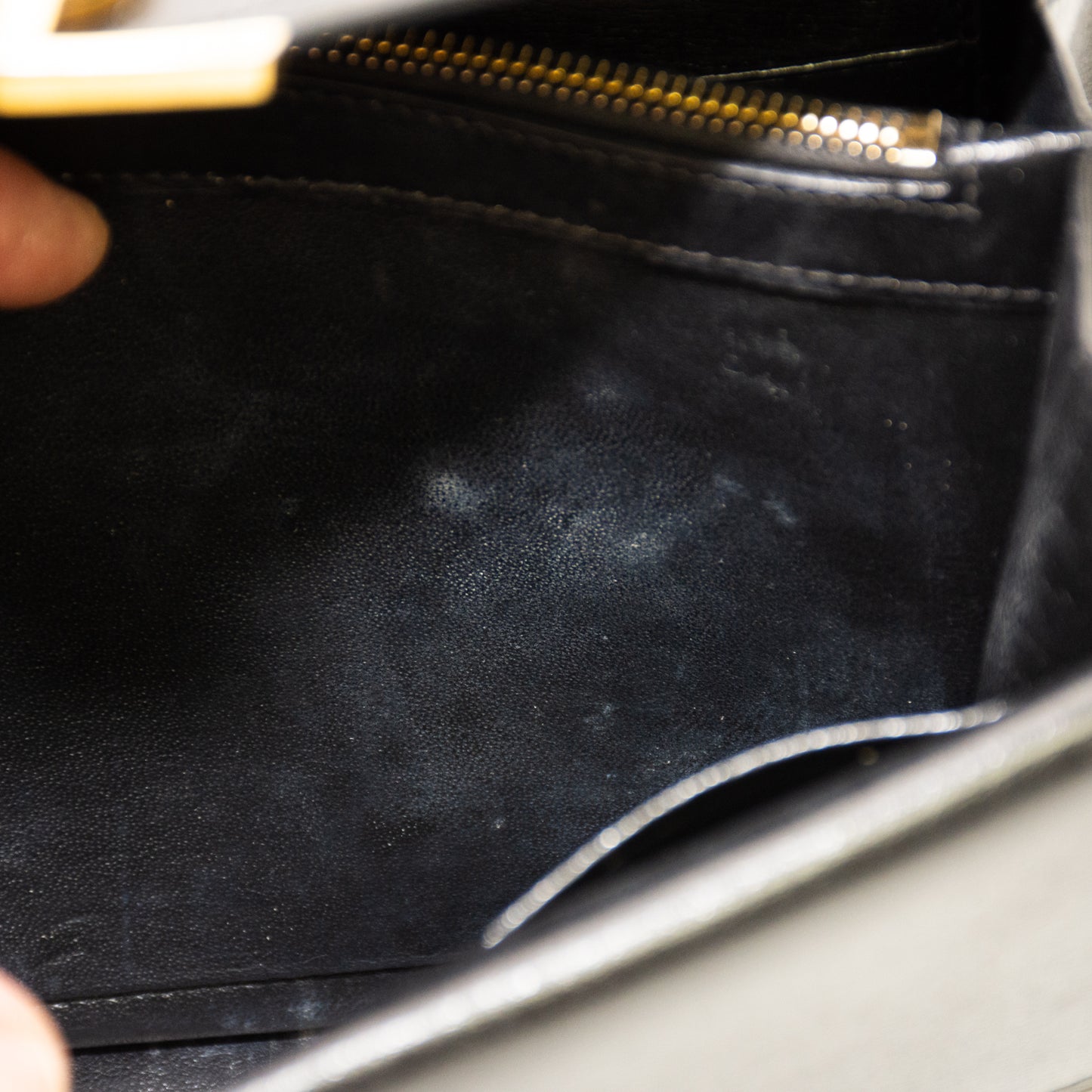 Saint Laurent YSL Sulpice Cross Body Bag - Black
