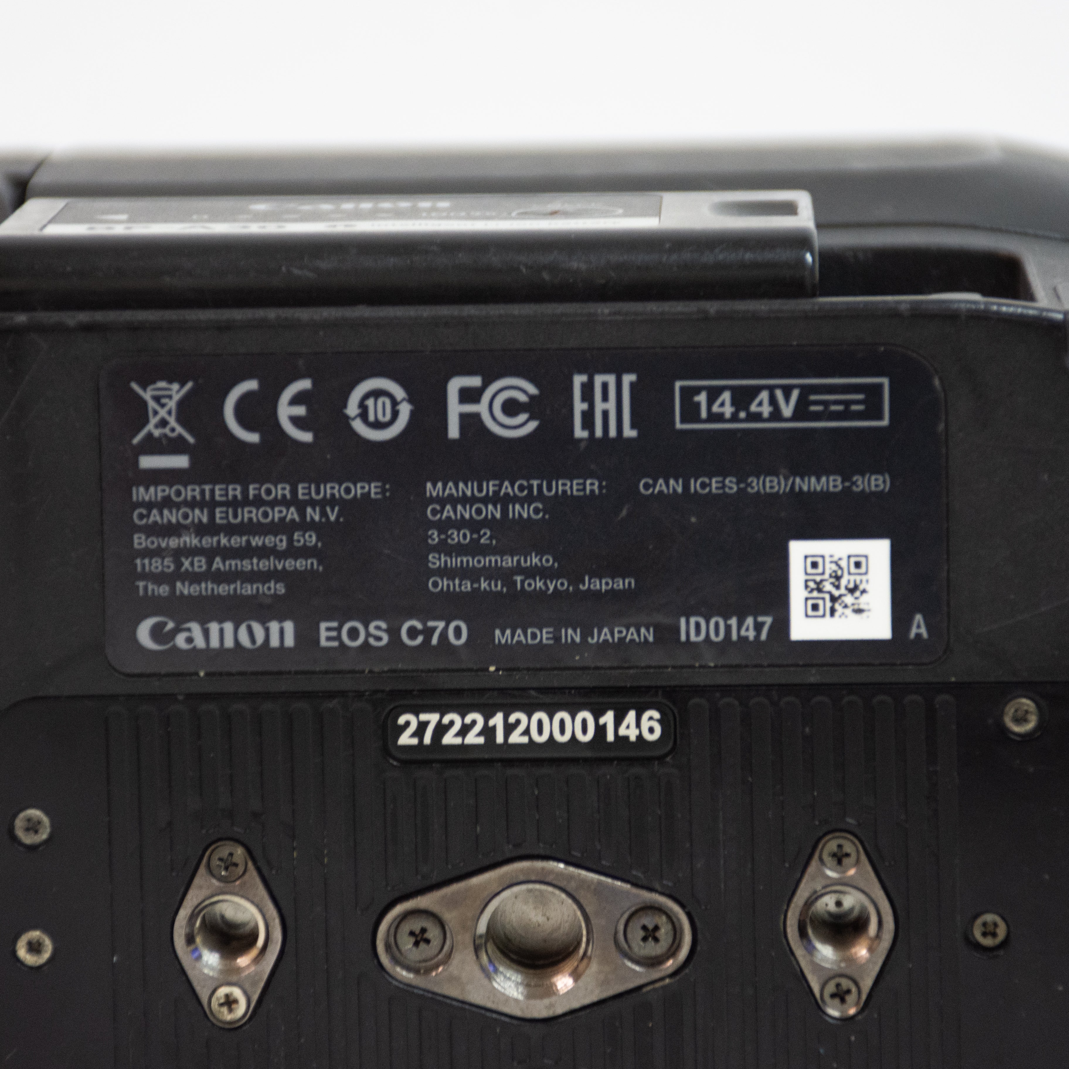 Canon EOS C70 4K Cinema Camera