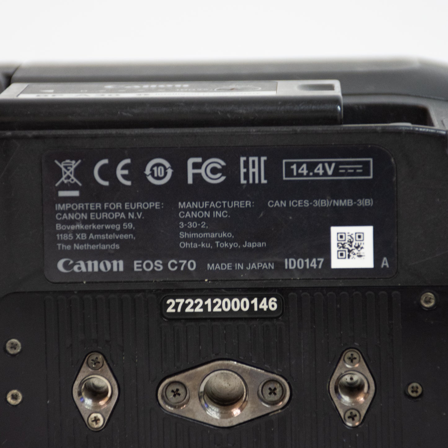 Canon EOS C70 4K Cinema Camera