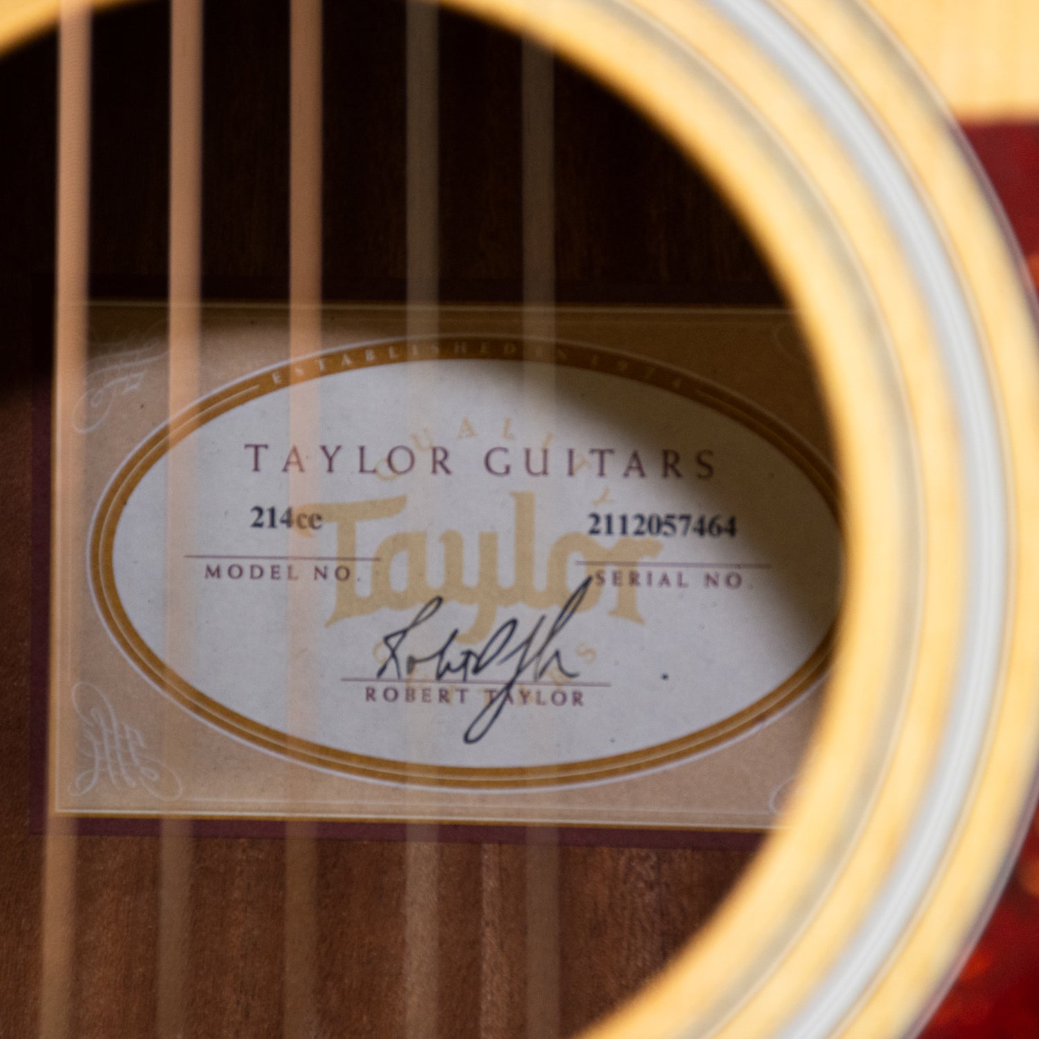 Taylor 214CE Acoustic Guitar - Natural