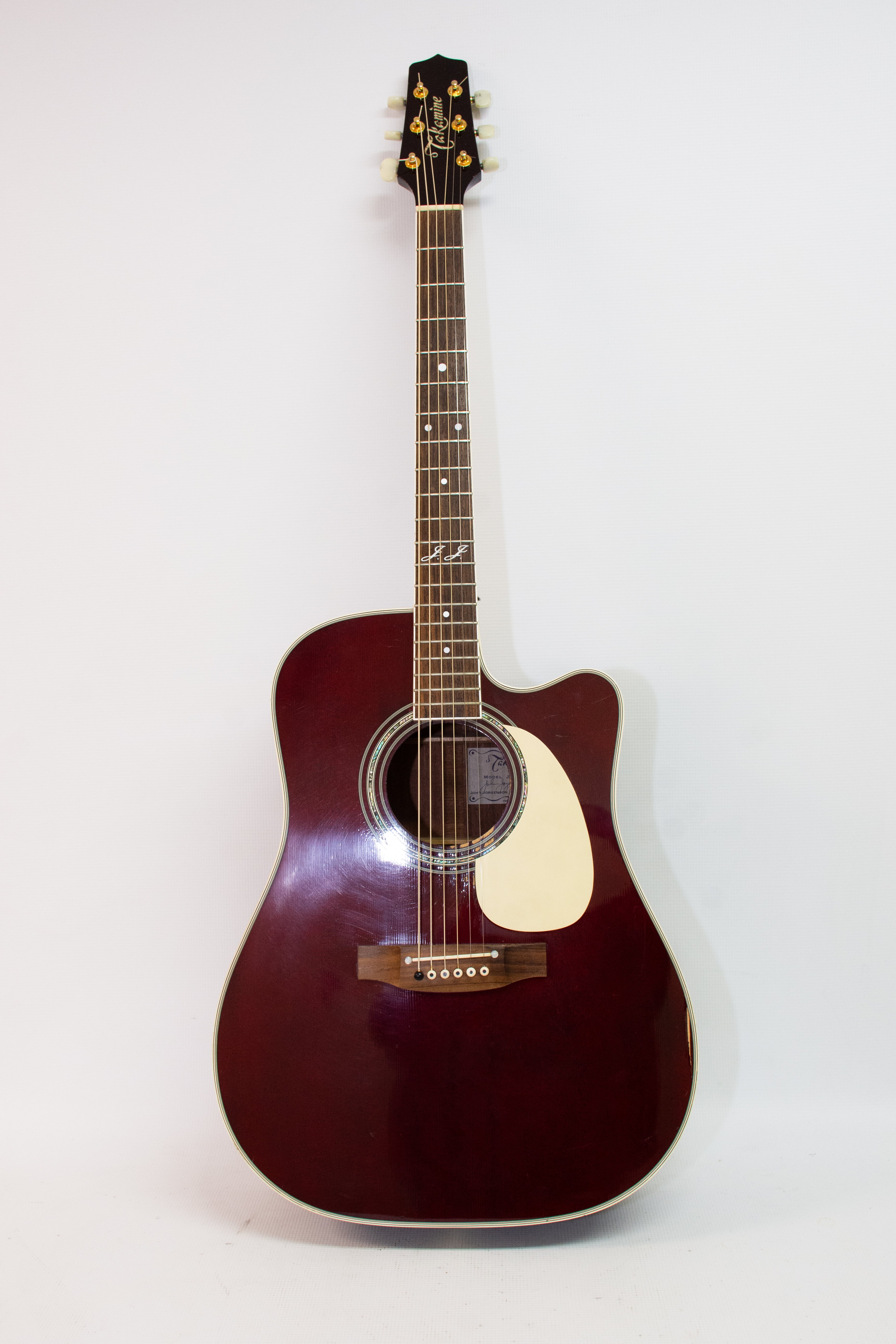 Takamine JJ325SRC John Jorgenson Acoustic Guitar - Red