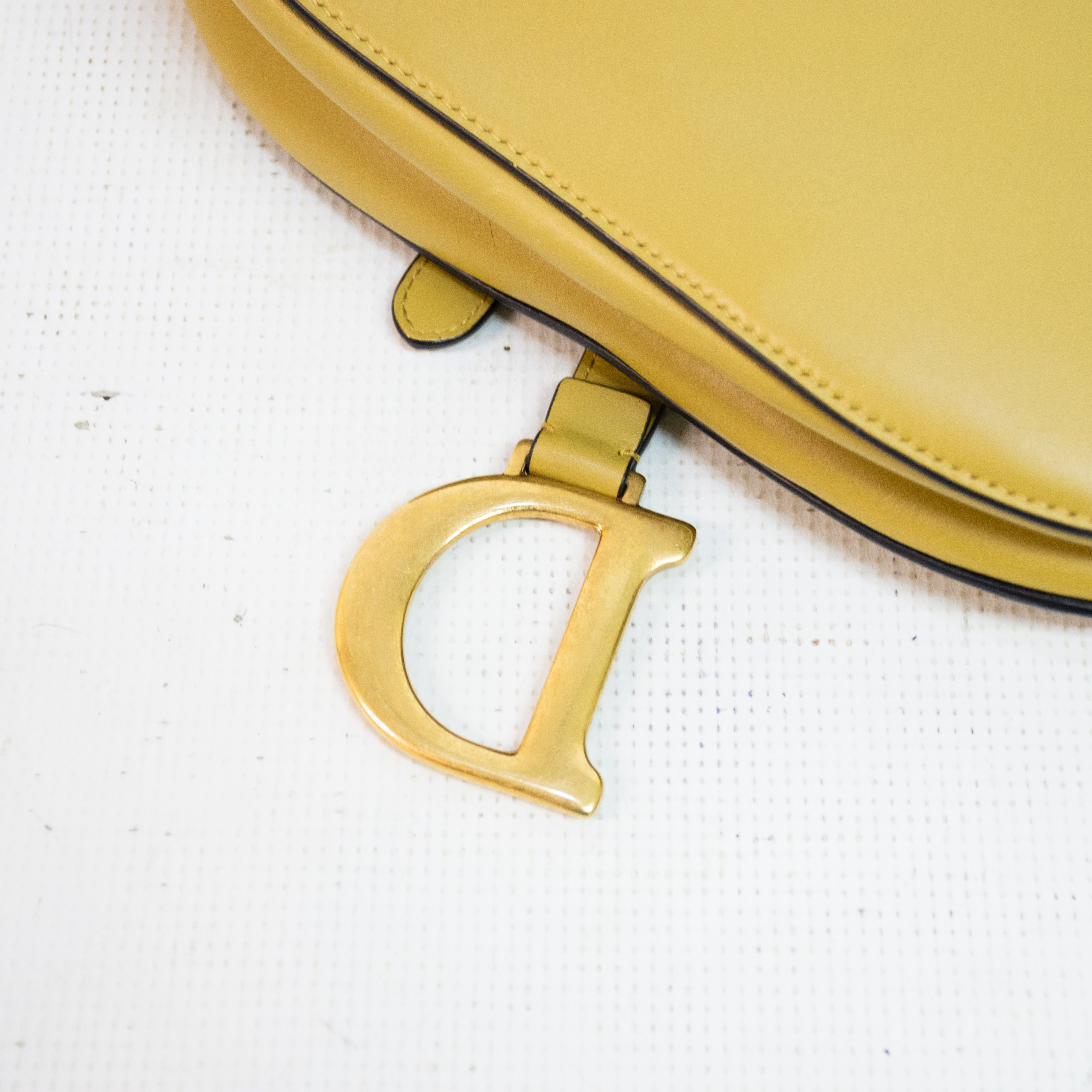 Christian Dior Medium Caramel Saddle Bag