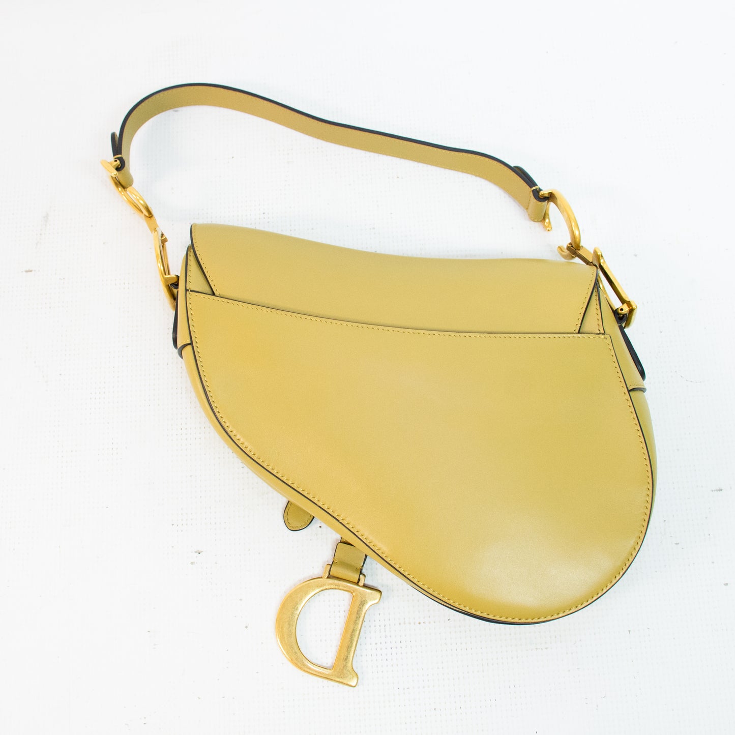 Christian Dior Medium Caramel Saddle Bag