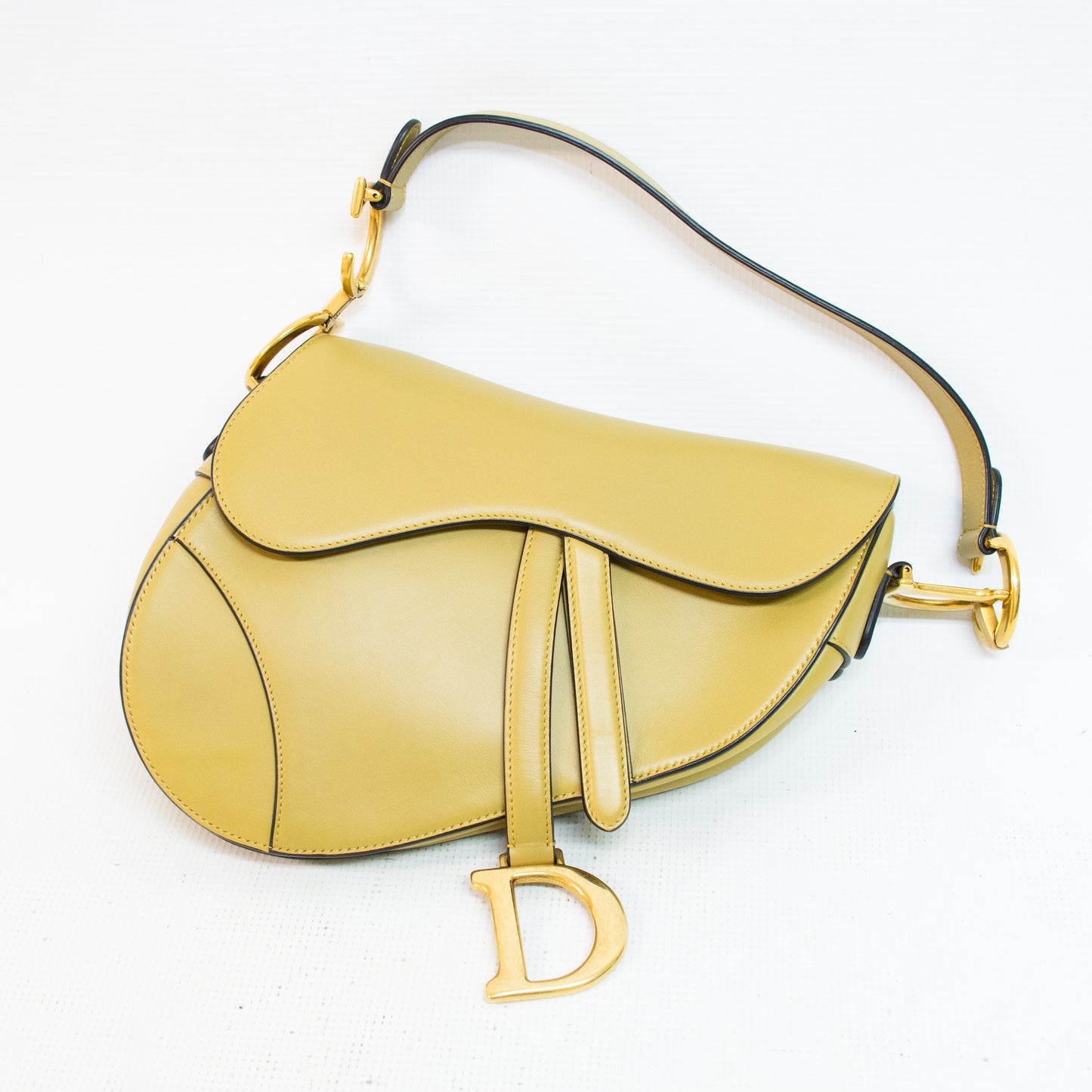 Christian Dior Medium Caramel Saddle Bag